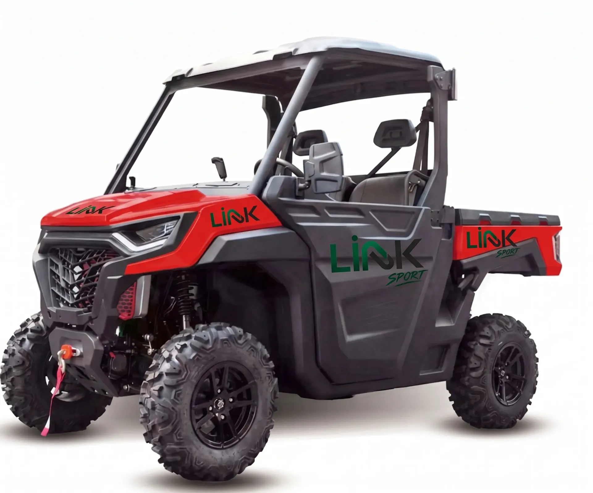 [ATV-UTVE15RED] UTVE15 Electric Utility ATV 96V 30kW – Off-Road UTV with 120km Range - Red
