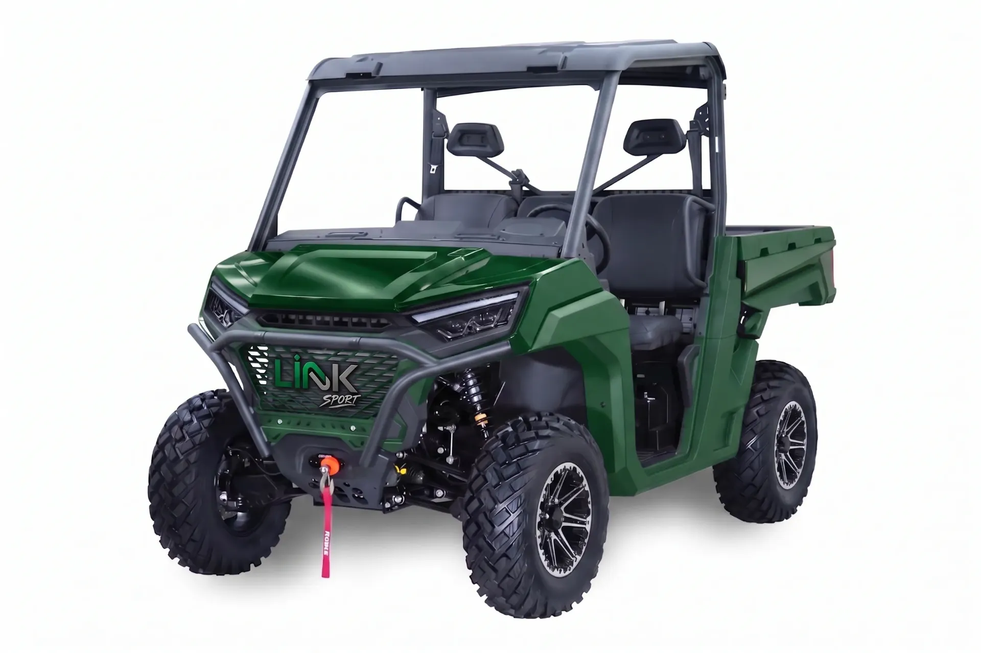 UTVE40S Electric Utility ATV 350V 60kW AWD – Off-Road Vehicle with 150km Range -Green