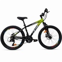 Bicicleta Copii Dhs Terrana 2423B, model 2026 - 24 Inch, Negru-Verde