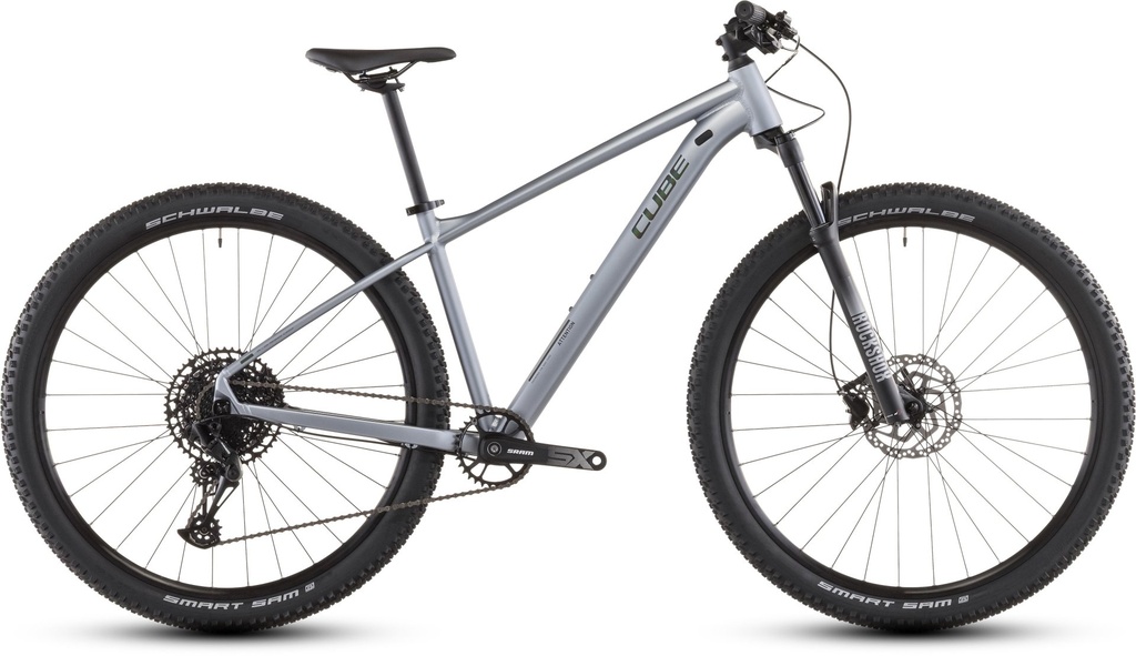 [142200L] Bicicleta Mtb Cube Attention Slx Slategrey Black 2026 - 29 Inch, L, Gri