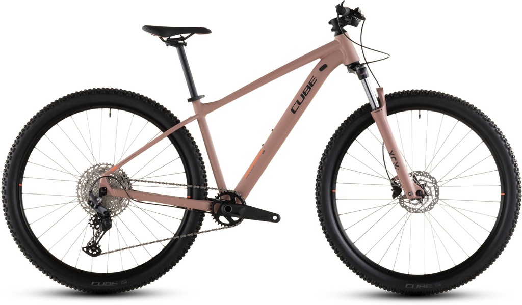 [141220M] Bicicleta Mtb Cube Aim Slx Blushrose Black 2026 - 29 Inch, M, Roz