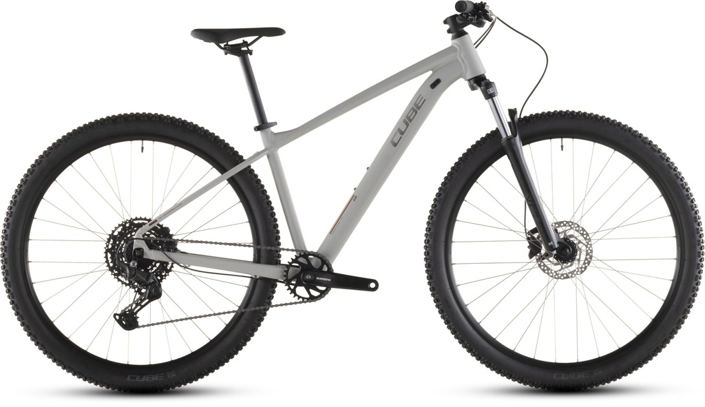[140220S] Bicicleta Mtb Cube Aim Pro Greige Titan 2026 - 27.5 Inch, S, Gri