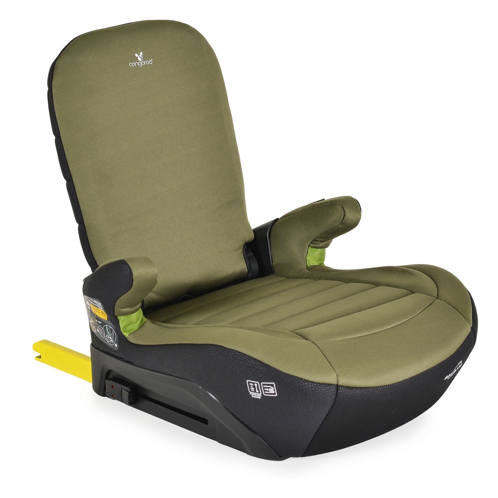 Scaun auto copiii Galaxy Juniper cu Isofix, pentru 6 - 12 ani, Cangaroo, Verde