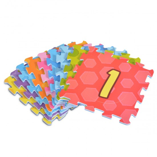 [3800146221737] Puzzle copii, numere moale, Moni 3020, 9 piese