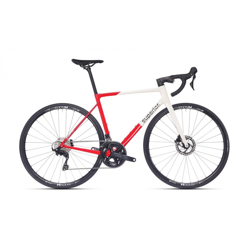 [SUP-801.2025.28176] Bicicleta Superior RR 9.4 28 Gloss Red/White 54cm - (M)