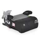 Inaltator auto copii Cangaroo Monza 125-150 cm, 6-12 ani, siguranta si confort in masina, Negru/Gri
