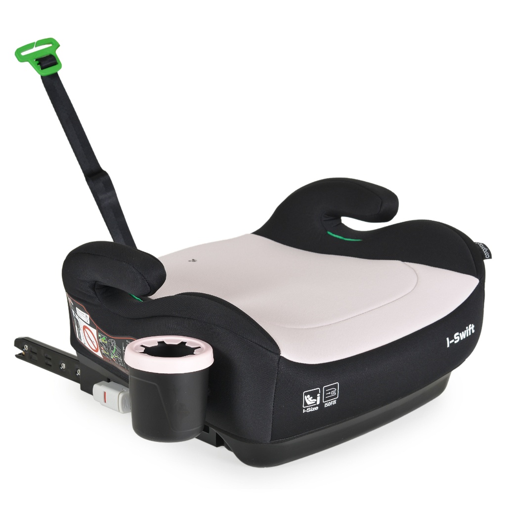 Inaltator auto copii Cangaroo I-Swift 125-150 cm, 6-12 ani, siguranta si confort in masina, Roz