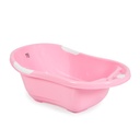 Cadita baie bebelusi Moni Lilly, design ergonomic si usor de curatat, Roz