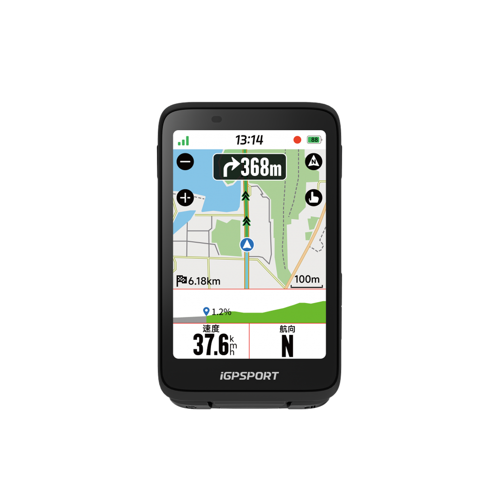 Ciclocomputer GPS iGPSPORT BiNavi Negru