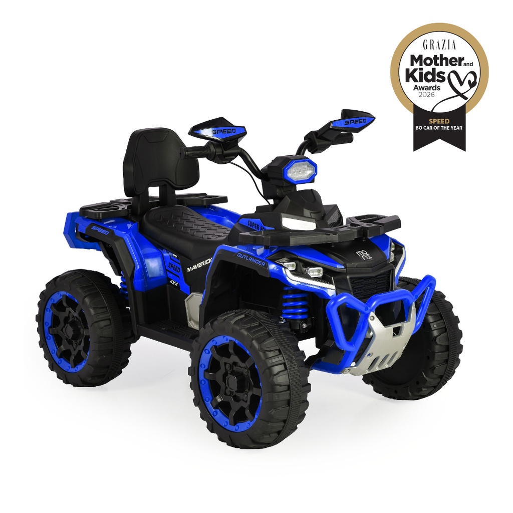 ATV electric pentru copii Moni BO Speed Albastru