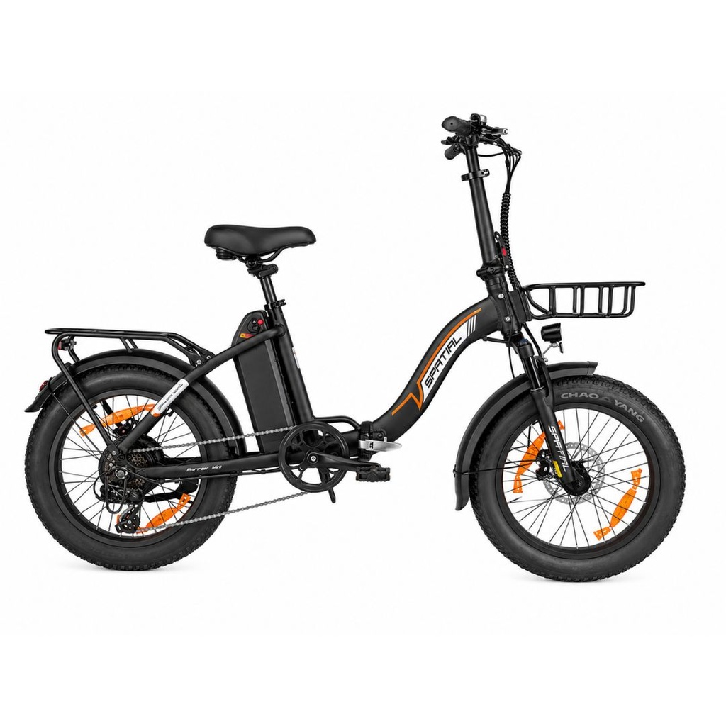 [2NG20P12AUPWVD] Bicicleta electrica pliabila Spatial Parrot 1.2 - 20 inch, Negru