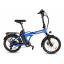 Bicicleta electrica pliabila Spatial Elite Man 1.1 - 20 inch, Albastru