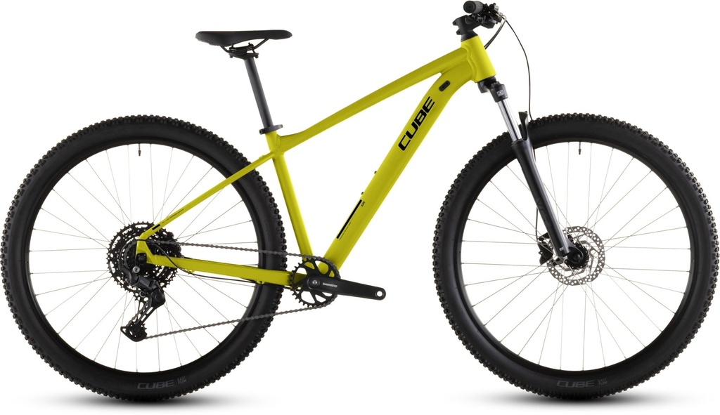 [140225L] Bicicleta Mtb Cube Aim Pro Lizard Black 2026 - 29 Inch, L, Galben