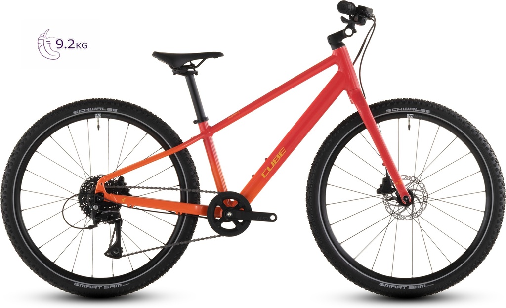 [150820U] BICICLETA COPII CUBE NUMOVE 240 DISC REDROSE PEACH 2026 roti 24