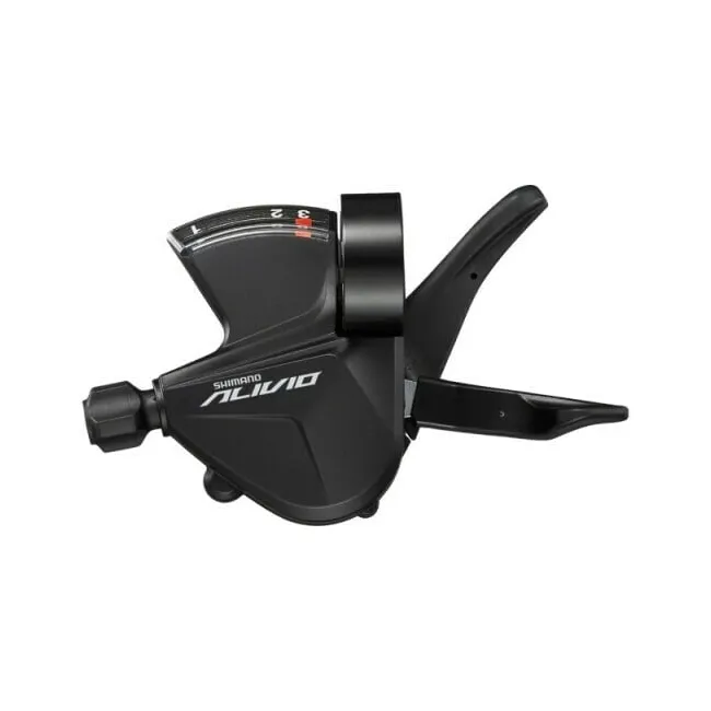 Maneta schimbator stanga 3 viteze Shimano ASLM315LB, 1800 mm, negru
