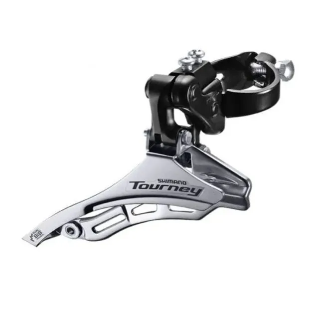 [EUR-1137025] Schimbator fata 3x6/7 viteze Shimano Tourney AFDTY300DSTM6, rutare superioara, argintiu