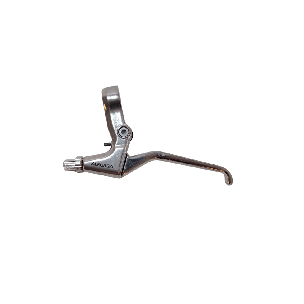 [1027092] Maneta frana stanga Alhonga HJ-289ADVL, 4 degete aluminiu, negru-argintiu