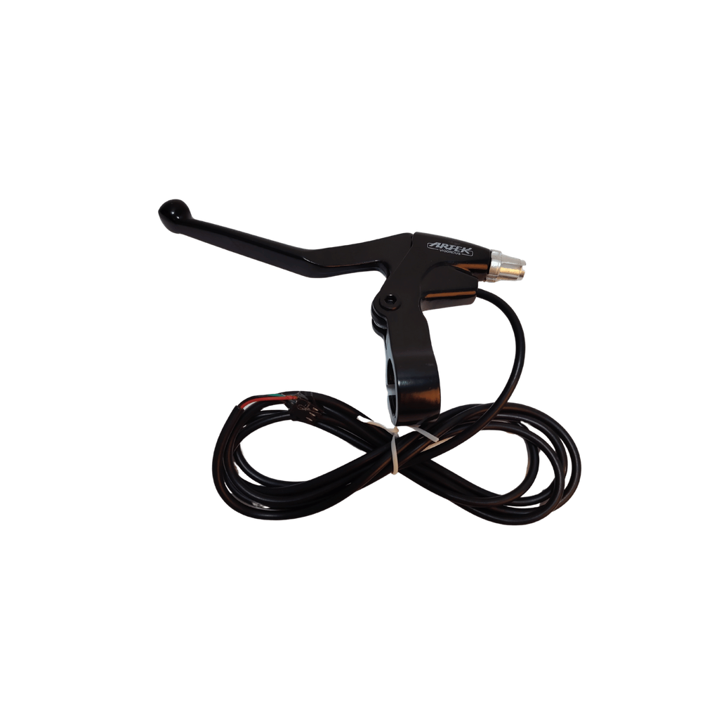 [1127101] Maneta frana stanga e-bike Bafang, cablu 1600 mm, plastic/aluminiu, Negru