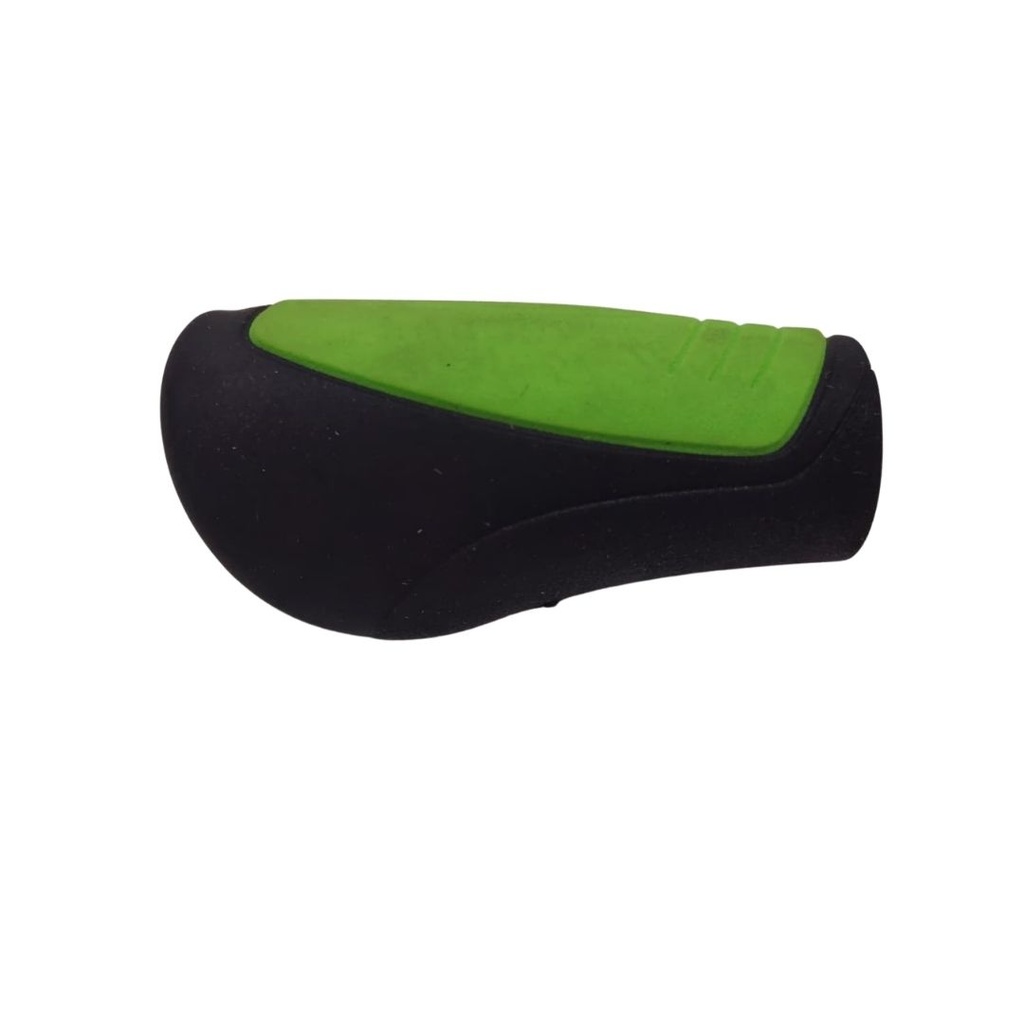 [EUR-1116117] Mansoane bicicleta Ergo, 90mm, Negru-Verde