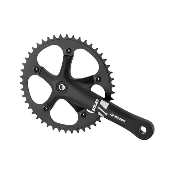 Angrenaj Solid 246T F, 46T, brat 170 mm, negru