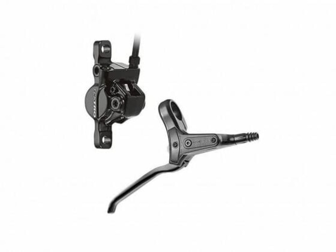Frana spate pe disc hidraulica Tektro HD T285 R, adaptor IS, rotor 160 mm, furtun 1900 mm, maneta 3 degete, negru