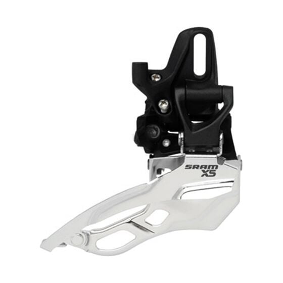 Schimbator fata 3x9 viteze Sram X5 FD, tragere dubla, argintiu