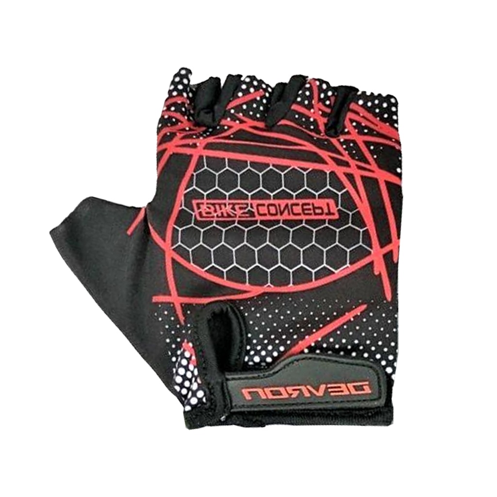 [SOL-98380] Manusi Ciclism Devron 8027 Bike-Concept - M, Negru-Rosu