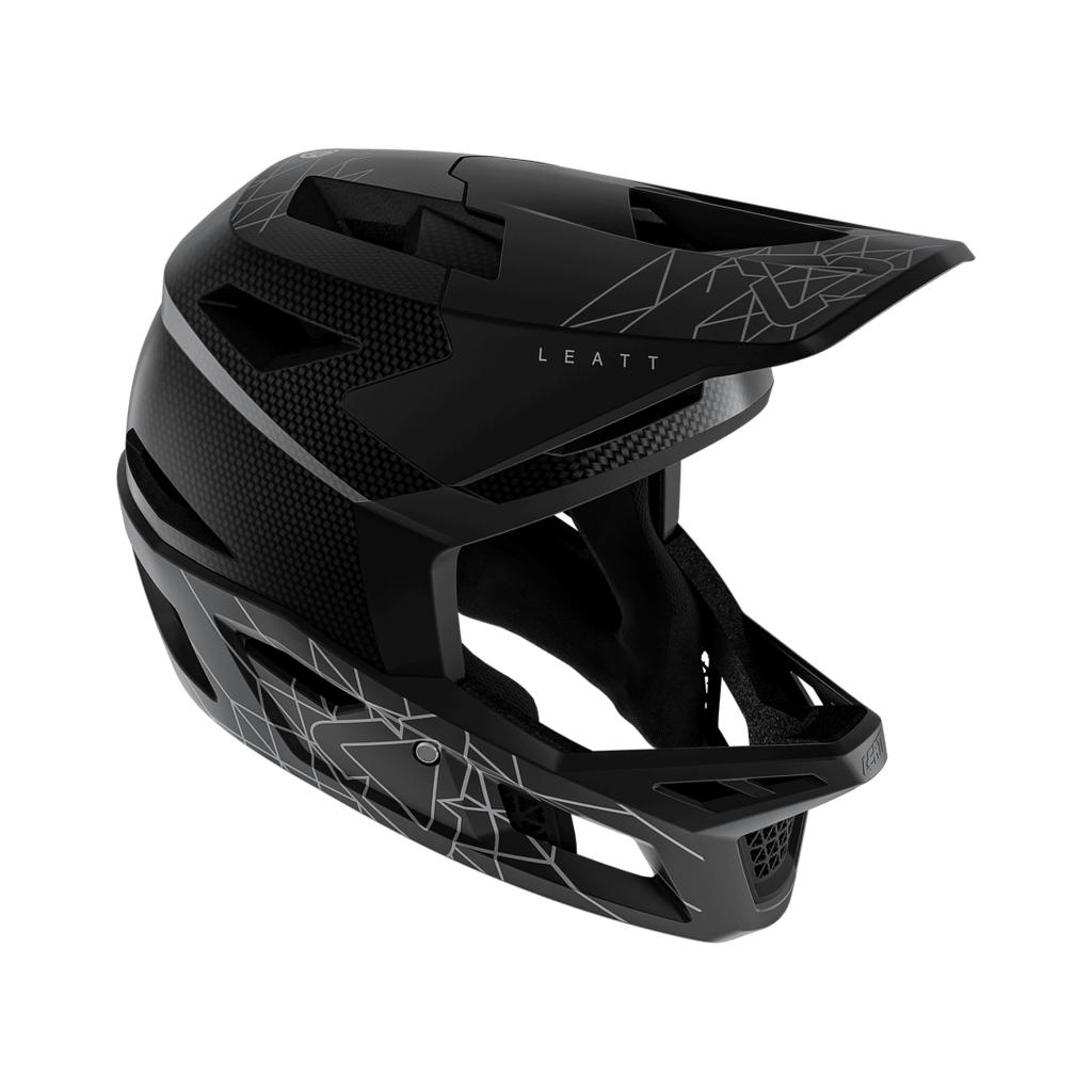 [LTT-1023013551] Casca Leatt MTB Gravity 6.0 Carbon Stealth Black/Grey M - 57-58cm