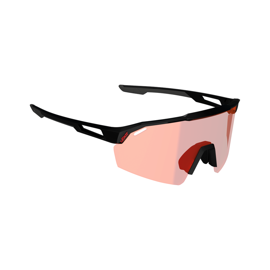 Ochelari Leatt SpeedViz Lite Satin Black Iriz Cryztal Red 13 VLT