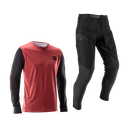 Bluza si Pantaloni Leatt Ride Kit MTB 1.0 Dusty Red L